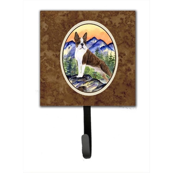Jensendistributionservices Boston Terrier Leash Holder Or Key Hook - MI2101569