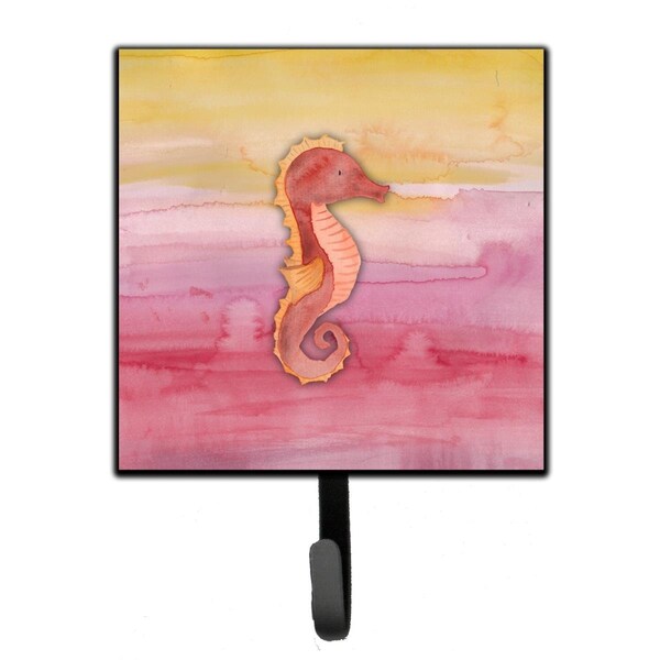 Carolines Treasures Seahorse Watercolor Leash or Key Holder - BB7425SH4