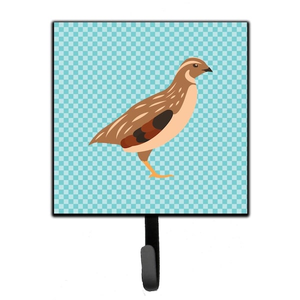 Jensendistributionservices Golden Phoenix Quail Blue Check Leash or Key Holder - MI1710534