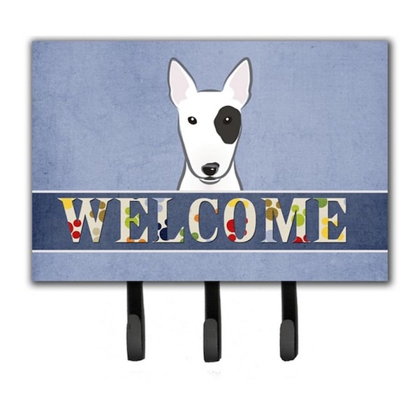 Jensendistributionservices Bull Terrier Welcome Leash & Key Holder - MI1719459