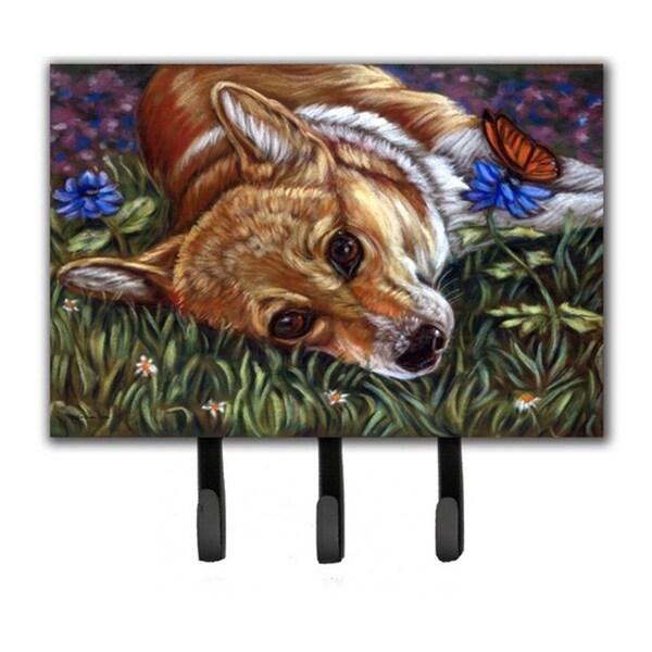 Jensendistributionservices Corgi Pastel Butterfly Leash & Key Holder - MI1715789