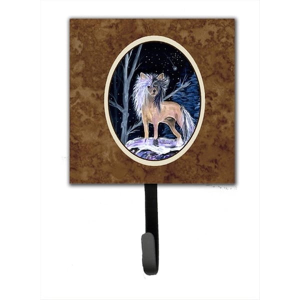 Jensendistributionservices Starry Night Chinese Crested Leash Holder Or Key Hook - MI1714336