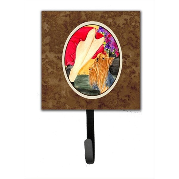 Micasa Lady With Her Yorkie Leash Holder Or Key Hook - MI757924