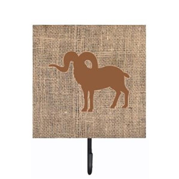 Carolines Treasures Sheep Burlap and Brown Leash Or Key Holder - BB1007-BL-BN-SH4