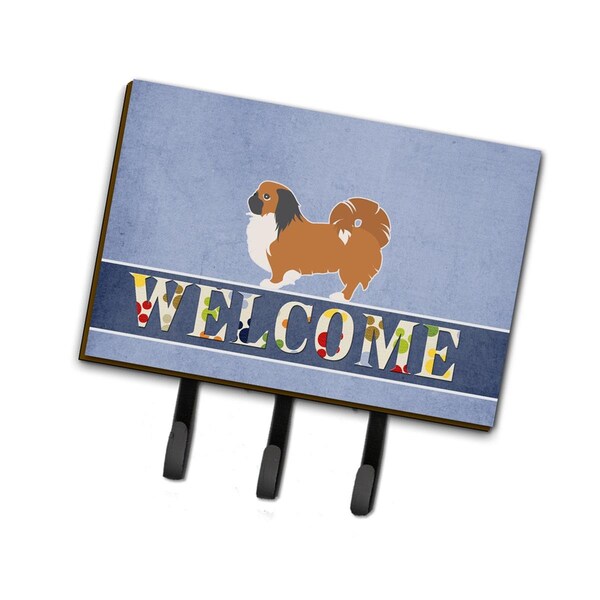 Carolines Treasures Pekingese Welcome Leash or Key Holder - BB5542TH68