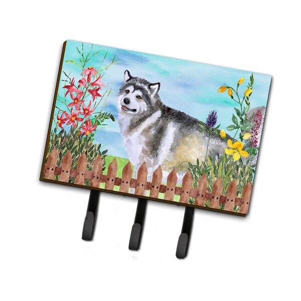 Carolines Treasures Alaskan Malamute Spring Leash or Key Holder - CK1200TH68