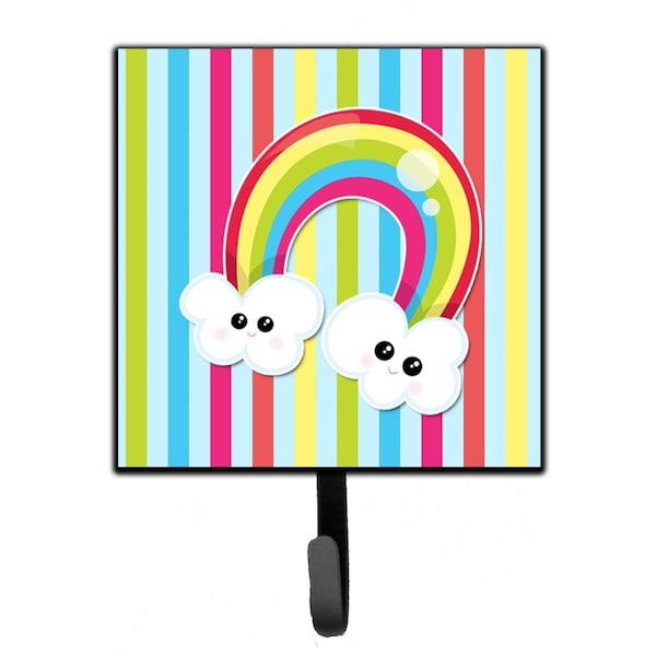 Carolines Treasures Weather Rainbow Face Leash or Key Holder - BB7151SH4