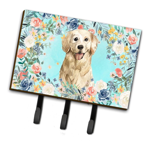 Carolines Treasures Golden Retriever Leash or Key Holder - CK3425TH68