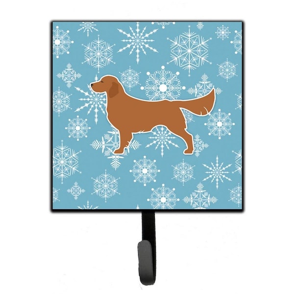 Carolines Treasures Winter Snowflake Golden Retriever Leash or Key Holder - BB3504SH4