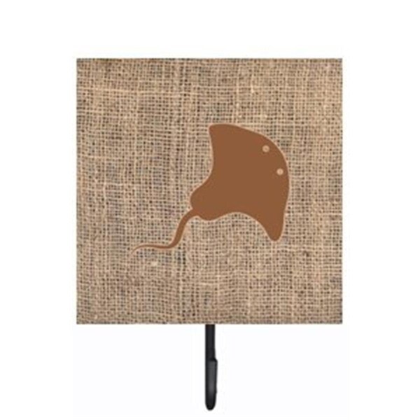Carolines Treasures Stingray Burlap and Brown Leash Or Key Holder - BB1095-BL-BN-SH4