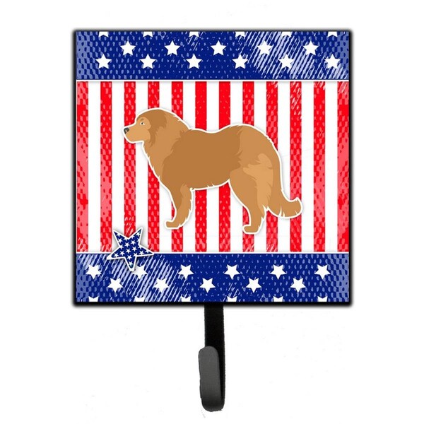 Carolines Treasures USA Patriotic Caucasian Shepherd Dog Leash or Key Holder - BB3325SH4