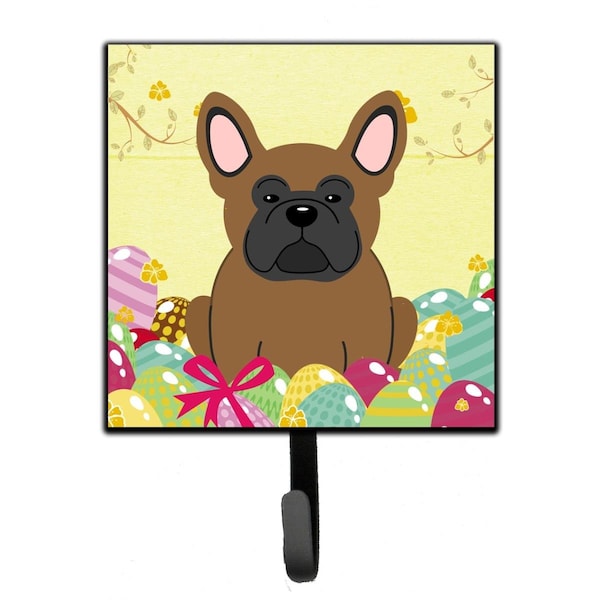 Carolines Treasures Easter Eggs French Bulldog Brown Leash or Key Holder - BB6013SH4
