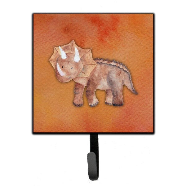 Jensendistributionservices Triceratops Watercolor Leash or Key Holder - MI1715451