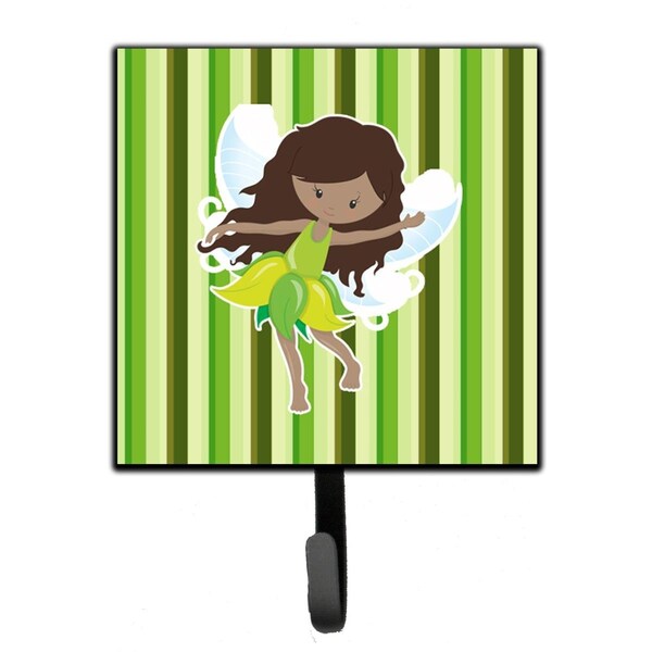 Carolines Treasures Fairy Green Stripes Leash or Key Holder - BB6912SH4