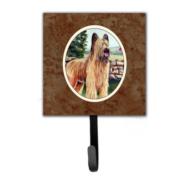 Jensendistributionservices Briard Leash or Key Holder, 6 x 1.25 x 4.25 in. - MI223517