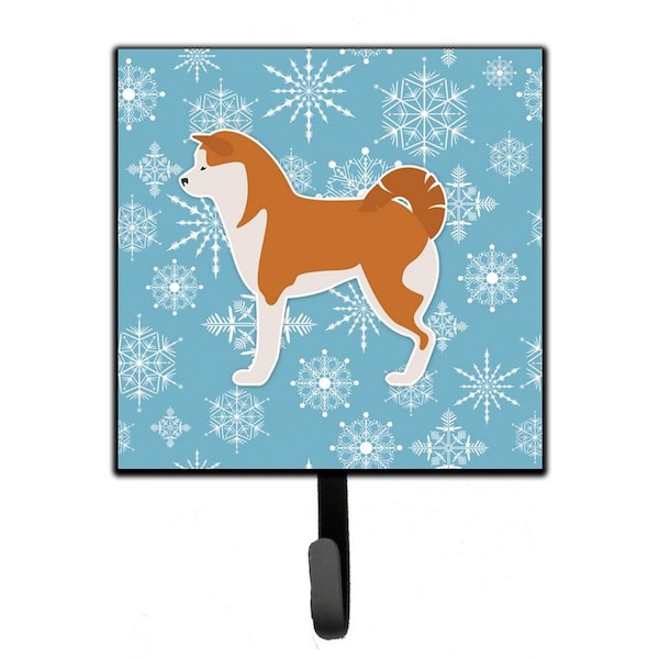 Jensendistributionservices Winter Snowflake Akita Leash or Key Holder - MI1706648