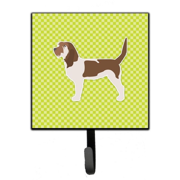 Carolines Treasures Grand Basset Griffon Vendeen Checkerboard Green Leash or Key Holder - BB3790SH4