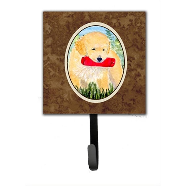 Jensendistributionservices 4.25 x 6 in. Golden Retriever Leash Or Key Hook - MI1713596