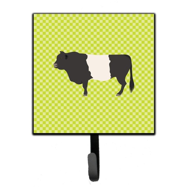 Carolines Treasures Belted Galloway Cow Green Leash or Key Holder - BB7657SH4