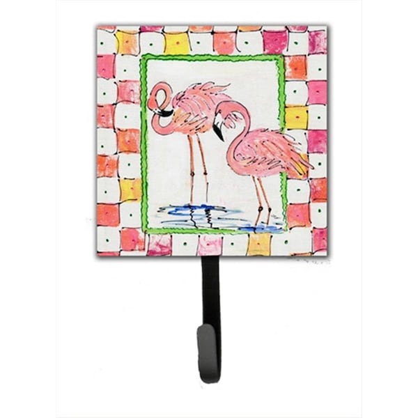 Jensendistributionservices Bird - Flamingo Leash Holder Or Key Hook - MI2087224