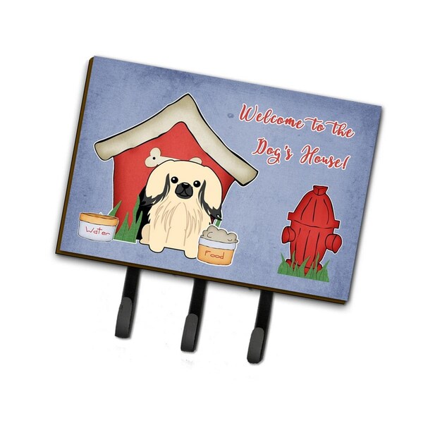 Carolines Treasures Dog House Collection Pekingnese Cream Leash or Key Holder - BB2860TH68