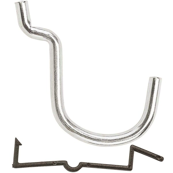 National Mfg Spectrum Brands Hhi 1.5 in. Galvanized Curve Hook, 6PK - 219214