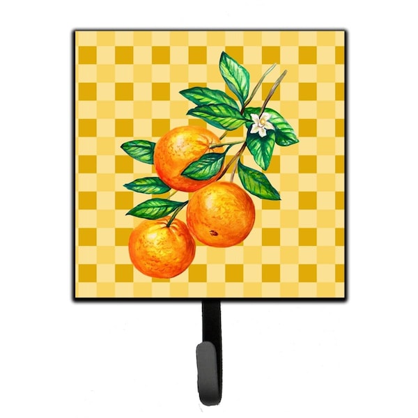 Jensendistributionservices Oranges on Branch on Basketweave Leash or Key Holder - MI1714356
