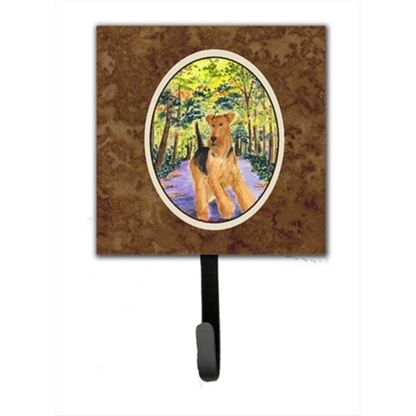 Jensendistributionservices Airedale Leash Holder Or Key Hook - MI1712194