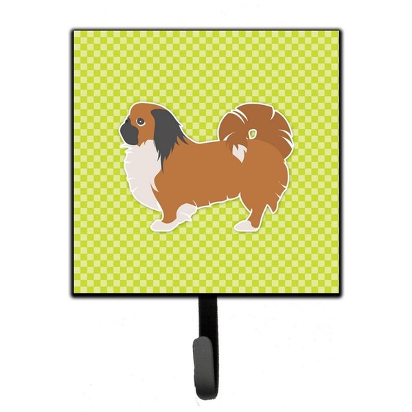 Jensendistributionservices Pekingese Checkerboard Green Leash or Key Holder - MI1705065