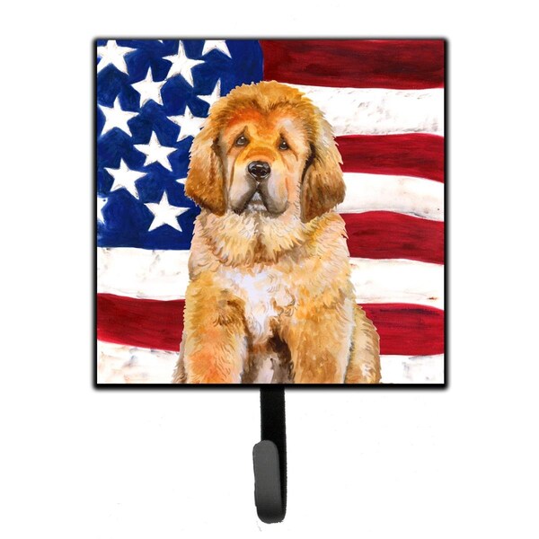 Carolines Treasures Tibetan Mastiff Patriotic Leash or Key Holder - BB9721SH4