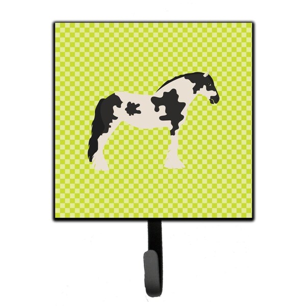 Carolines Treasures Cyldesdale Horse Green Leash or Key Holder - BB7738SH4