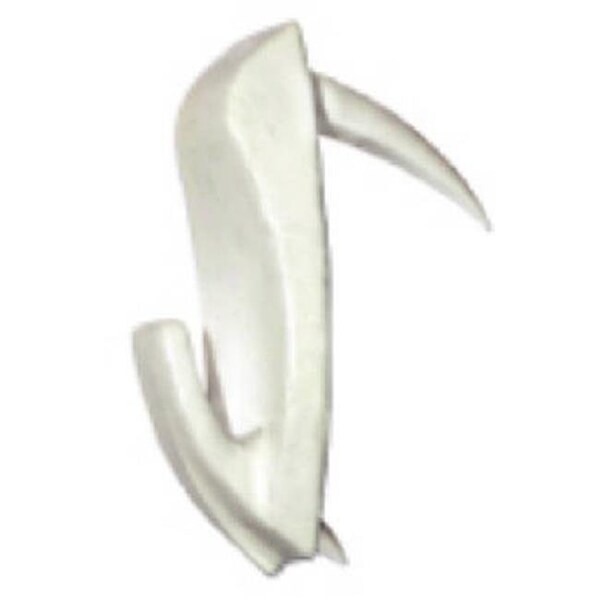 Hillman Hillman Fasteners 122391 Small Wall Biter Picture White Hanger; Pack - 4 - 713923