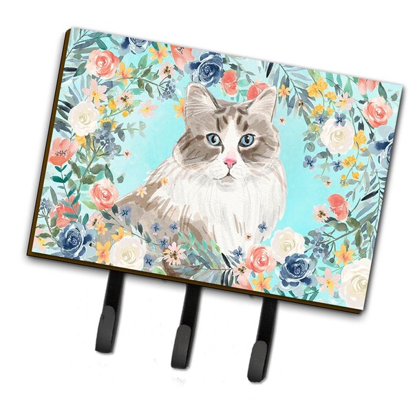 Carolines Treasures Siberian Spring Flowers Leash or Key Holder - CK3399TH68