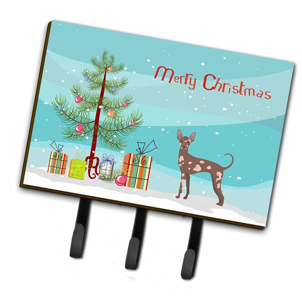 Carolines Treasures Mexican Hairless Dog Christmas Tree Leash or Key Holder - CK3473TH68