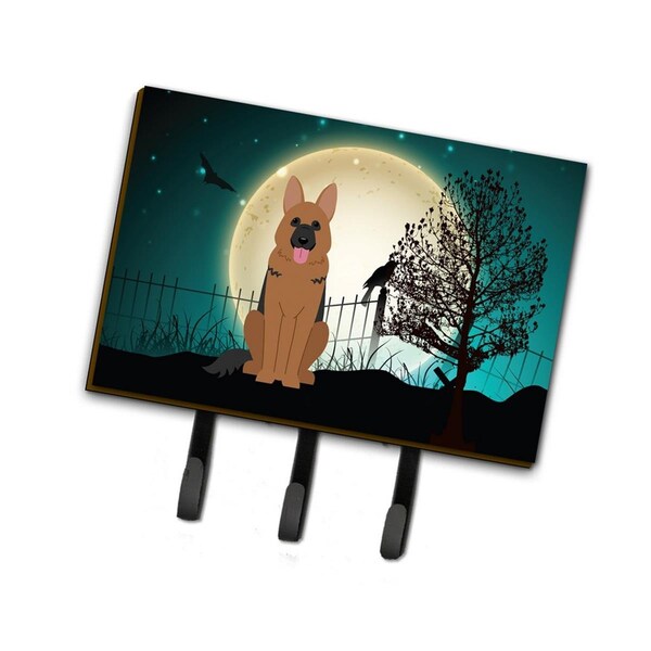 Carolines Treasures Halloween Scary German Shepherd Leash or Key Holder - BB2257TH68