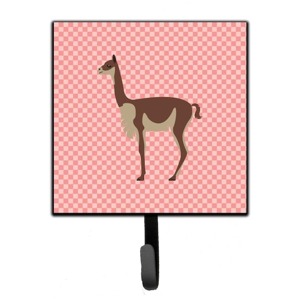 Carolines Treasures Vicugna or Vicuna Pink Check Leash or Key Holder - BB7917SH4