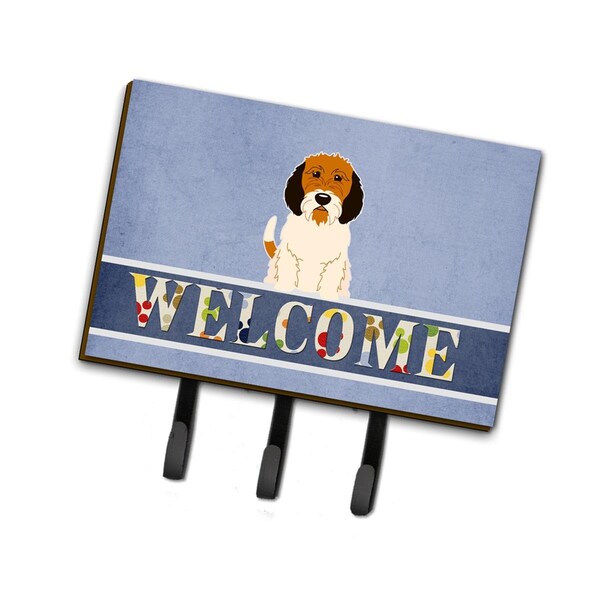Carolines Treasures Petit Basset Griffon Veenden Welcome Leash or Key Holder - BB5660TH68