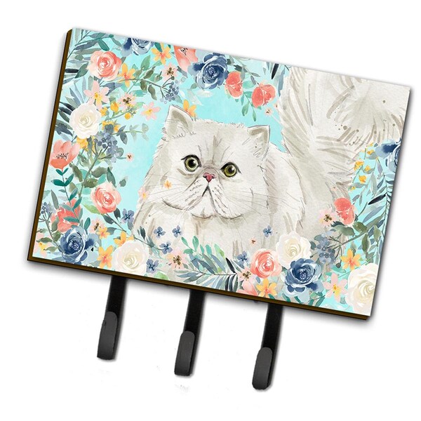 Carolines Treasures Persian Spring Flowers Leash or Key Holder - CK3394TH68