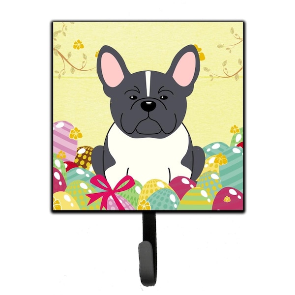 Carolines Treasures Easter Eggs French Bulldog Black & White Leash or Key Holder - BB6012SH4