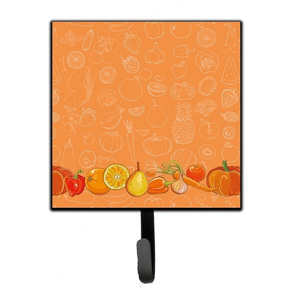 Carolines Treasures Fruits and Vegetables in Orange Leash or Key Holder - BB5131SH4
