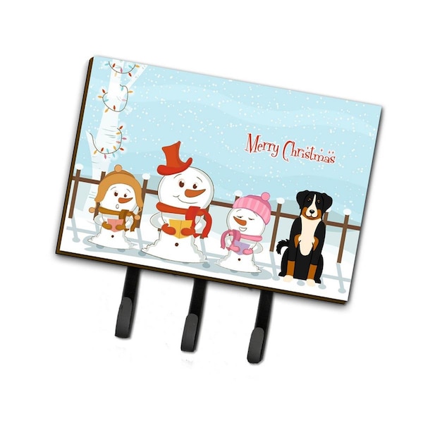 Carolines Treasures Merry Christmas Carolers Appenzeller Sennenhund Leash or Key Holder - BB2374TH68
