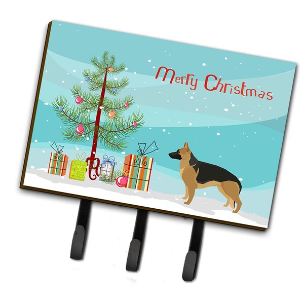 Carolines Treasures German Shepherd Christmas Tree Leash or Key Holder - CK3540TH68