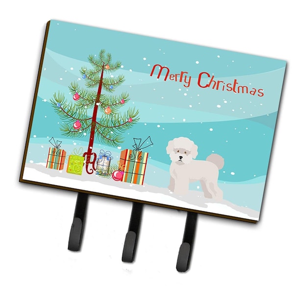 Carolines Treasures Bichon Fris Christmas Tree Leash or Key Holder - CK3445TH68