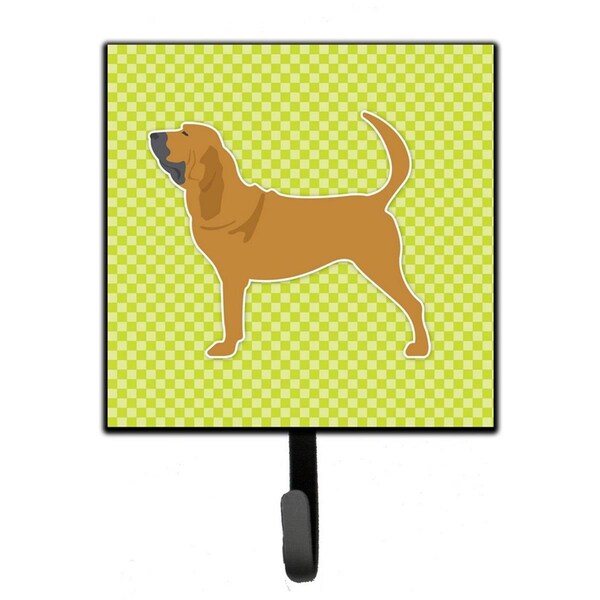 Micasa Bloodhound Checkerboard Green Leash or Key Holder - MI227552
