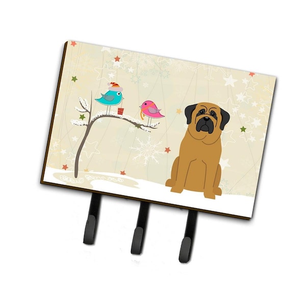 Jensendistributionservices Christmas Presents Between Friends Mastiff Leash or Key Holder - MI1707719