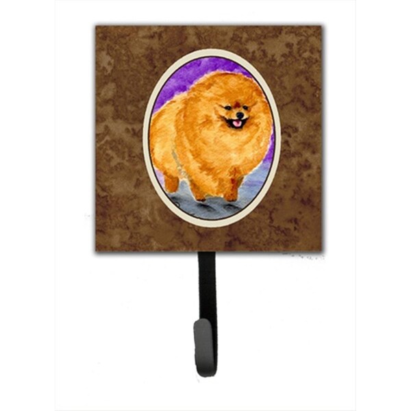 Jensendistributionservices 4.25 x 6 in. Pomeranian Leash Or Key Hook - MI1709201