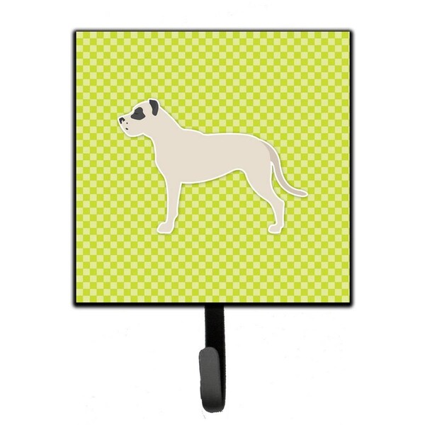 Micasa Dogo Argentino Checkerboard Green Leash or Key Holder - MI230136