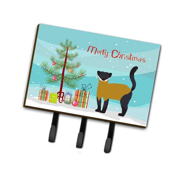 Carolines Treasures Yellow-Throated Marten Christmas Leash or Key Holder - BB9241TH68
