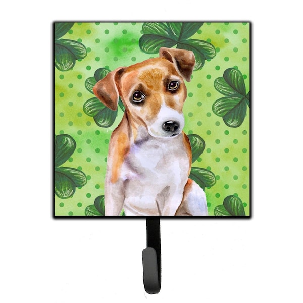 Carolines Treasures Jack Russell Terrier No. 2 St Patricks Leash or Key Holder - BB9887SH4