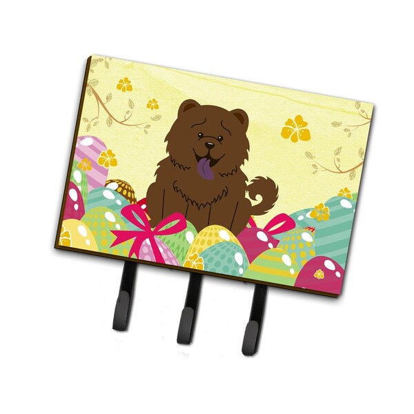 Jensendistributionservices Easter Eggs Chow Chow Chocolate Leash or Key Holder - MI1721240